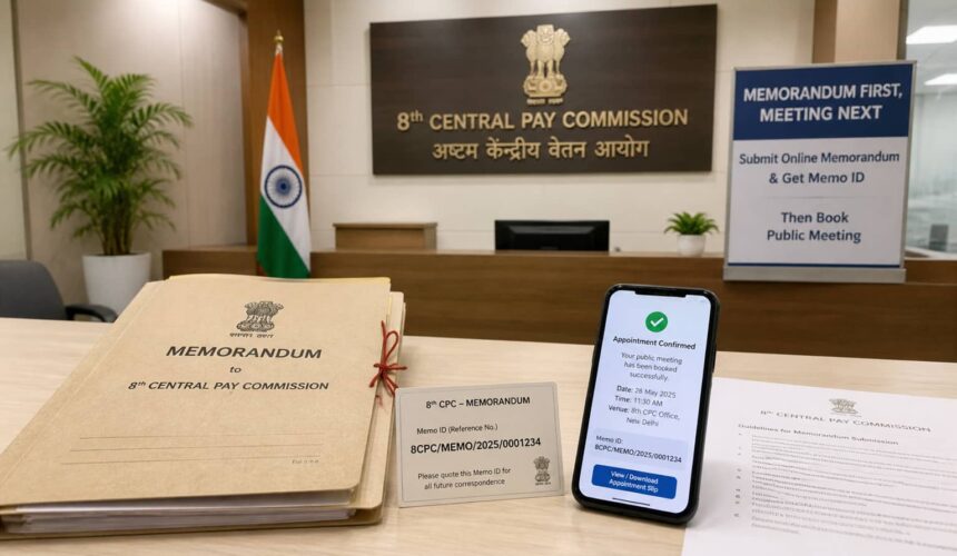 8th CPC appointment page is live: Why formal access now begins with Memo ID